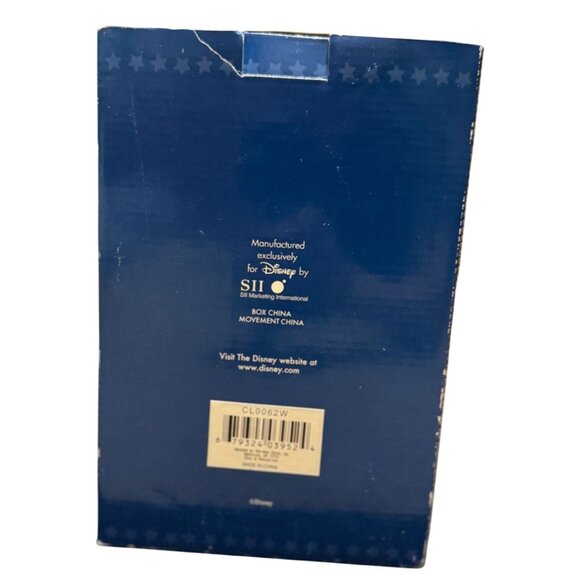 New Disney Mickey Mouse Anniversary Clock Glass Dome Rotating Pendulum Boxed - Picture 4 of 5